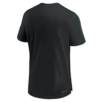 Haut de performance Nike Sideline Coach Oregon Ducks 2024 pour homme, noir