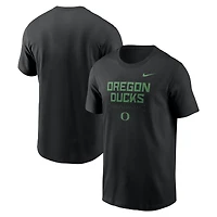 T-shirt de basketball performance Nike noir pour homme, Oregon Ducks 2025 Courtside