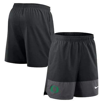 Men's Nike Black Oregon Ducks 2025 Sideline Dri-FIT Shorts