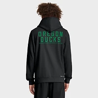 Sweat à capuche Nike noir Oregon Ducks 2025 Sideline Standard Issue Dri-FIT pour homme avec fermeture éclair intégrale
