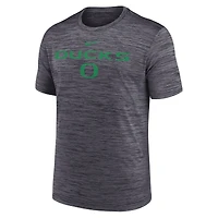 T-shirt Nike noir Oregon Ducks 2025 Sideline Velocity Dri-FIT pour homme