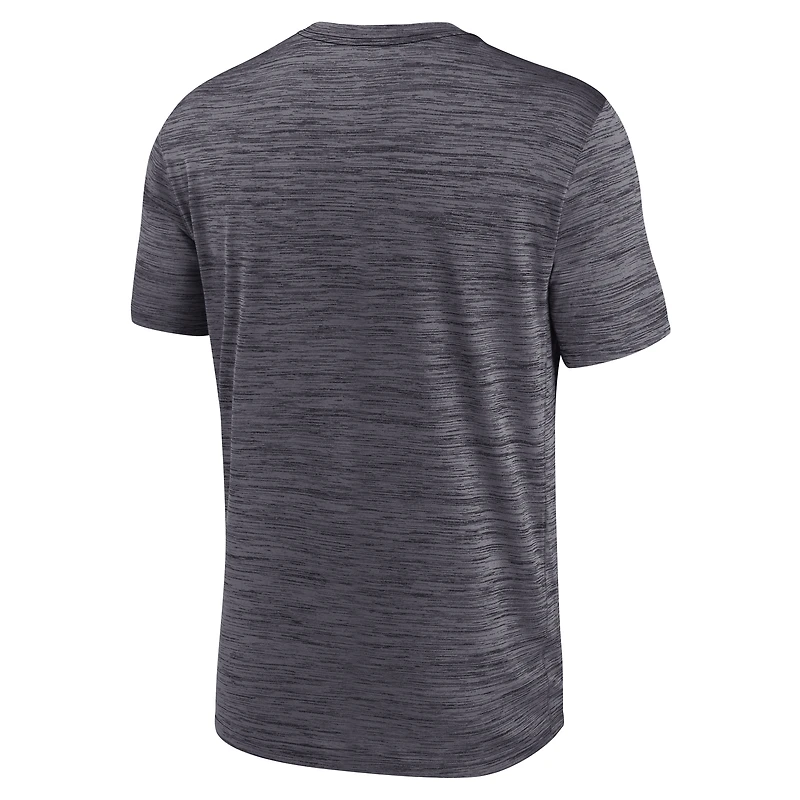T-shirt Nike noir Oregon Ducks 2025 Sideline Velocity Dri-FIT pour homme