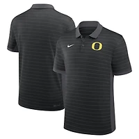 Men's Nike Black Oregon Ducks 2026 Early Season Coaches Sideline Victory Stripe Dri-FIT Polo