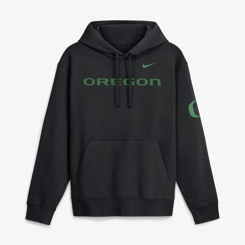 Men's Nike Oregon Ducks 2026 Sideline Club Fleece Hoodie
