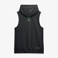 Men's Nike  Black Oregon Ducks 2026 Sideline Sleeveless Dri-FIT Hoodie