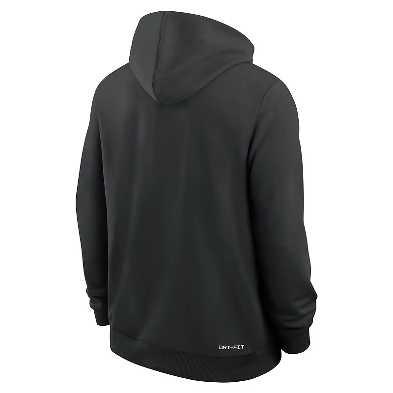 Sweat à capuche zippé Nike vert Oregon Ducks 2026 Sideline Standard Issue Dri-FIT pour homme