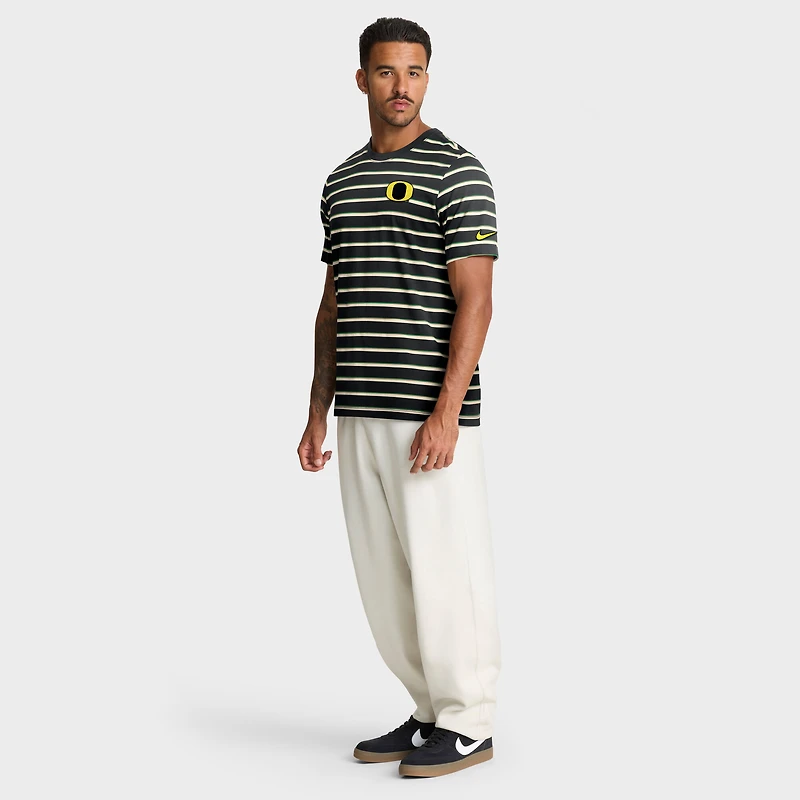 T-shirt Nike Athletic Prep Legacy Summit Stripe pour homme, noir, Oregon Ducks