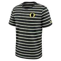 Men's Nike Black Oregon Ducks Athletic Prep Legacy Summit Stripe T-Shirt