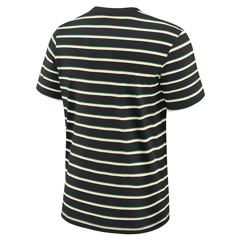 T-shirt Nike Athletic Prep Legacy Summit Stripe pour homme, noir, Oregon Ducks