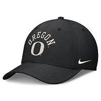 Casquette Nike Flex noire pour homme Oregon Ducks Campus Prep Chained & Arched Swooshflex