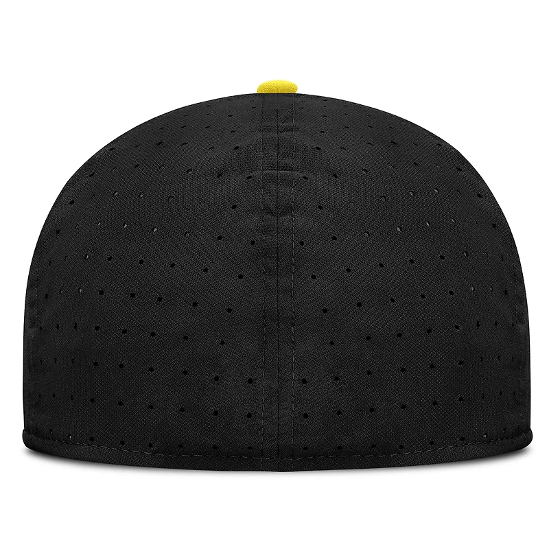 Casquette ajustée Nike True Dri-FIT noire pour homme, modèle Oregon Ducks Dugout.