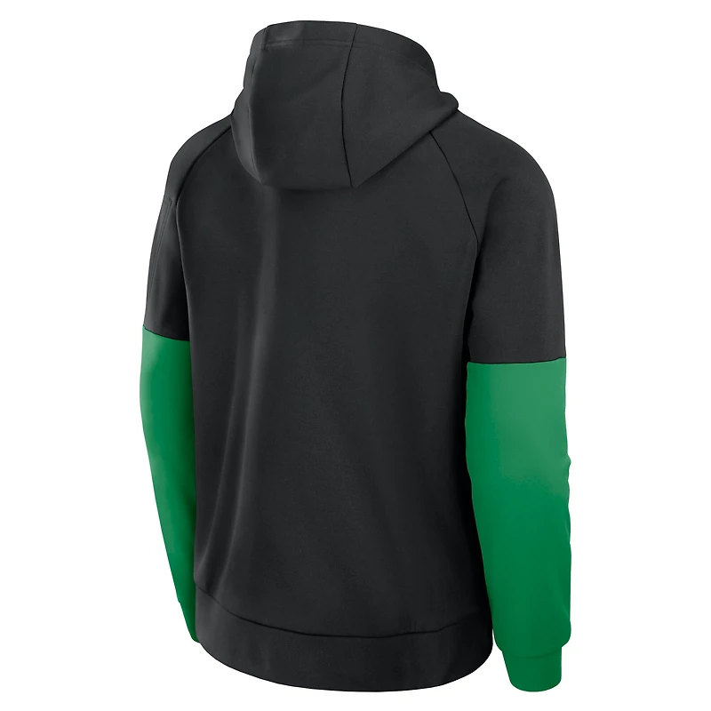 Men's Nike Black Oregon Ducks Fitness Performance Pullover Hoodie