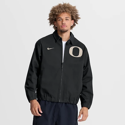 Veste en sergé zippée Nike Oregon Ducks Local noire pour homme