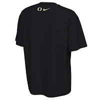 Men's Nike Black Oregon Ducks Mummy Duck Glow The Dark T-Shirt