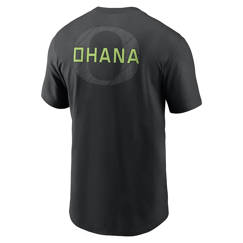 Men's Nike Black Oregon Ducks Ohana T-Shirt