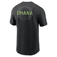Men's Nike Black Oregon Ducks Ohana T-Shirt