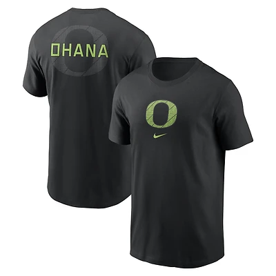 Men's Nike Black Oregon Ducks Ohana T-Shirt