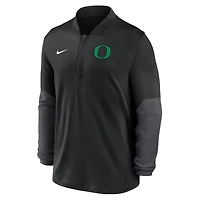 Pull Nike One Goal Performance demi-zippé pour homme, noir, des Oregon Ducks