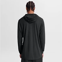 Men's Nike Black Oregon Ducks Primetime Arch Tri-Blend Dri-FIT Long Sleeve Hooded T-Shirt