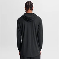 Men's Nike Black Oregon Ducks Primetime Arch Tri-Blend Dri-FIT Long Sleeve Hooded T-Shirt