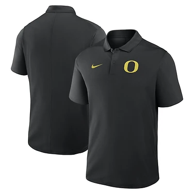 Men's Nike Black Oregon Ducks Primetime Victory Primary Logo Performance Polo