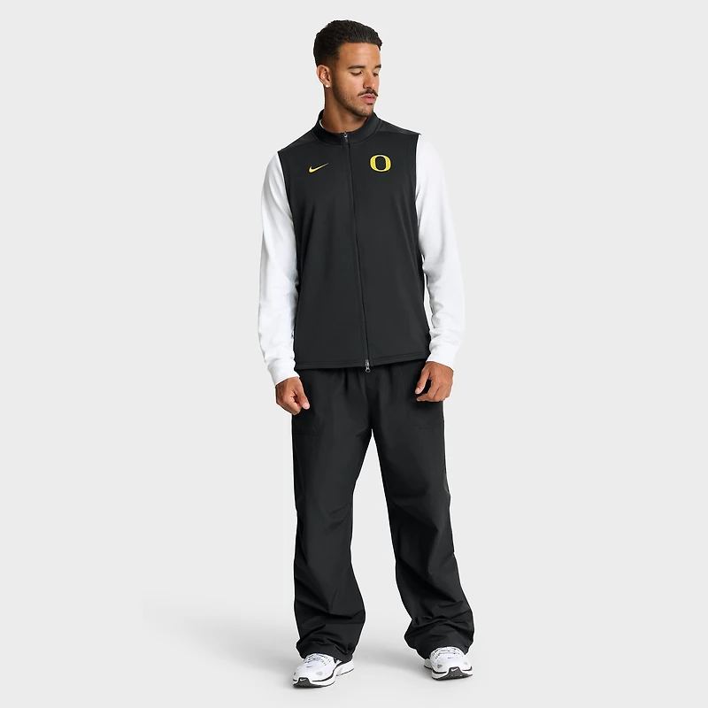 Men's Nike Black Oregon Ducks Primetime Victory Therma-FIT Full-Zip Vest