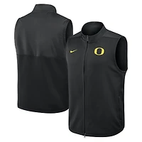 Men's Nike Black Oregon Ducks Primetime Victory Therma-FIT Full-Zip Vest