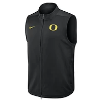 Men's Nike Black Oregon Ducks Primetime Victory Therma-FIT Full-Zip Vest