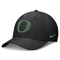 Men's Nike Black Oregon Ducks Rise Swoosh Dri-FIT Flex Hat