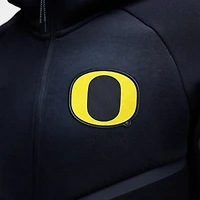 Men's Nike Black Oregon Ducks Tech Fleece Full-Zip Windrunner Hoodie