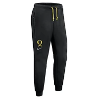 Men's Nike  Black Oregon Ducks Tech Fleece Jogger Pants