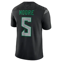 Men's Nike Dante Moore Black Oregon Ducks Home  NIL Football Game Jersey