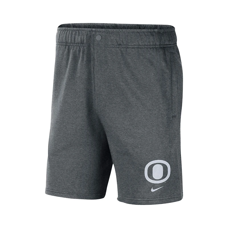 Short Nike Oregon Ducks Fleece gris pour homme