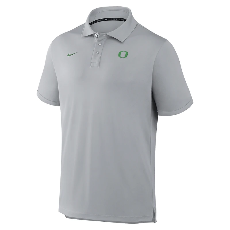 Men's Nike Gray Oregon Ducks Par Dri-FIT Polo