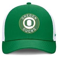 Men's Nike Green/White Oregon Ducks Rise Primetime Performance Trucker Adjustable Hat