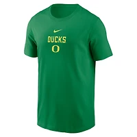 T-shirt Nike vert Oregon Ducks 2-Hit Stacked pour homme