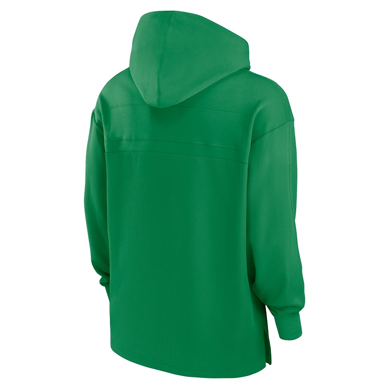 Sweat à capuche Nike Green Oregon Ducks 2024 Sideline Jersey Performance pour homme