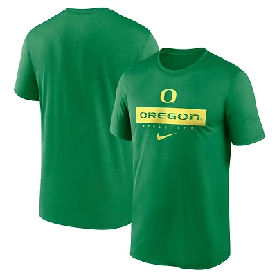 T-shirt Nike vert Oregon Ducks 2024 Sideline Legend Dri-FIT pour homme