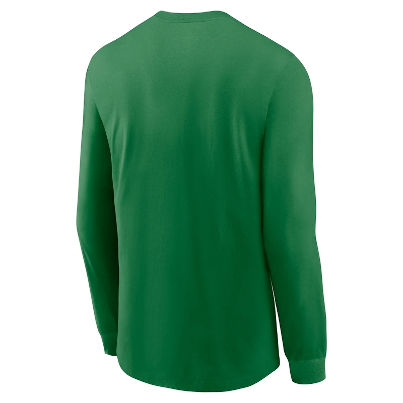 T-shirt à manches longues Nike Oregon Ducks 2024 Sideline Legend Performance pour homme Vert