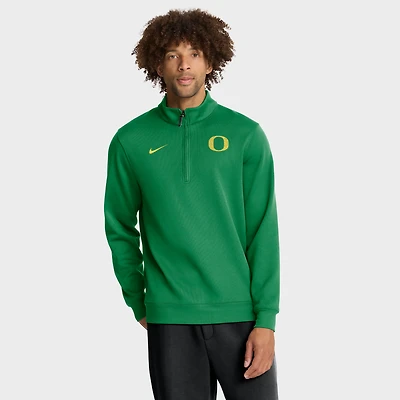 Pull Nike vert Oregon Ducks 2025 Coaches Premium Dri-FIT à demi-zip pour homme