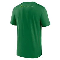 T-shirt Nike vert Oregon Ducks 2025 Courtside Basketball Legend Dri-FIT pour homme