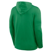T-shirt à capuche et manches longues Nike Oregon Ducks 2025 Sideline Dri-FIT pour homme, vert