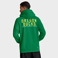 Sweat à capuche Nike vert Oregon Ducks 2025 Sideline Standard Issue Dri-FIT pour homme avec fermeture éclair intégrale