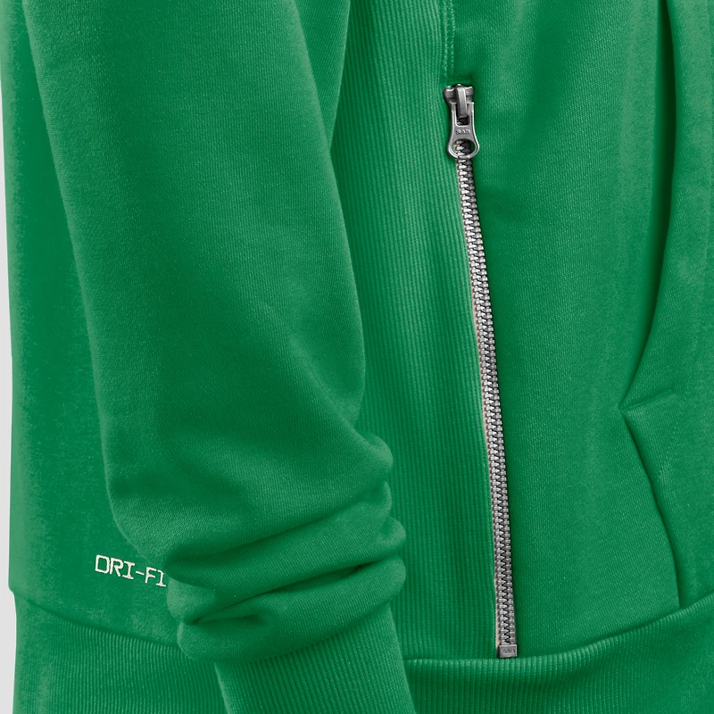 Sweat à capuche Nike vert Oregon Ducks 2025 Sideline Standard Issue Dri-FIT pour homme avec fermeture éclair intégrale