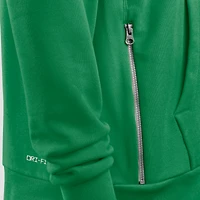 Sweat à capuche Nike vert Oregon Ducks 2025 Sideline Standard Issue Dri-FIT pour homme avec fermeture éclair intégrale