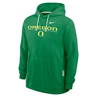 Sweat à capuche Nike Dri-FIT vert Oregon Ducks 2025 Sideline Standard Issue pour homme