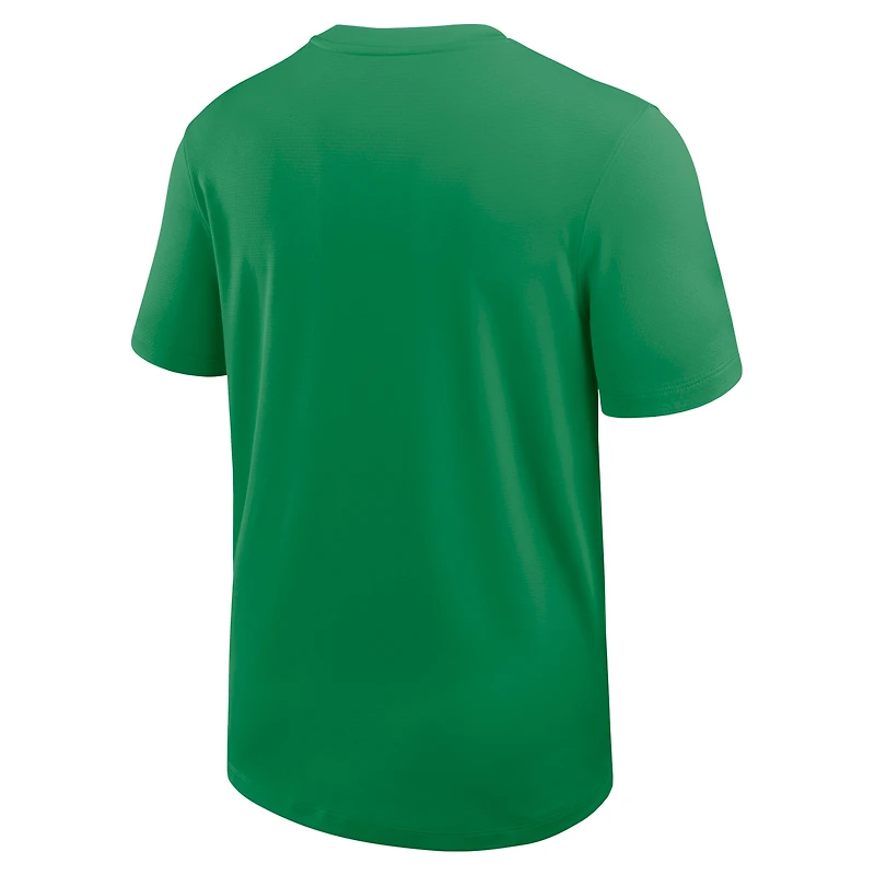 Men's Nike Green Oregon Ducks 2025 Sideline UV Dri-FIT Coach Shirt
