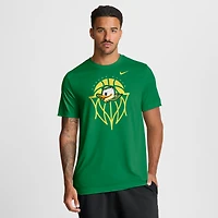 T-shirt Nike vert Oregon Ducks Basketball Icon Legend Dri-FIT pour homme