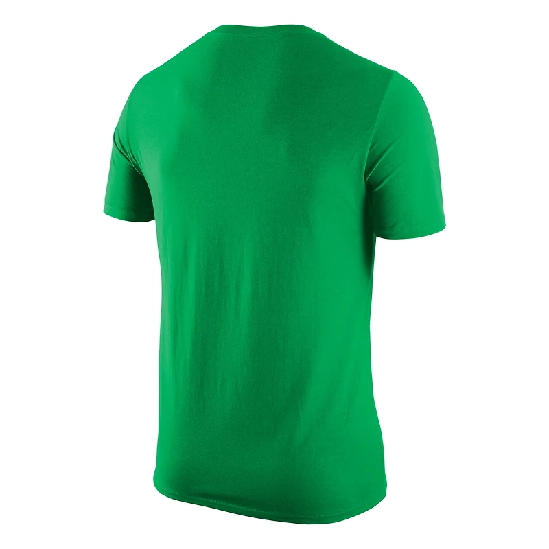 T-shirt Nike vert avec logo de basket-ball des Ducks l'Oregon pour hommes