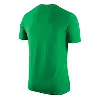 T-shirt Nike vert avec logo de basket-ball des Ducks l'Oregon pour hommes